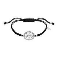 Lotus Silver Moderní kabala náramek se stříbrným přívěskem Strom života LP1746-2/2