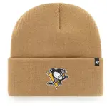 47 NHL PITTSBURGH PENGUINS HAYMAKER '47 CUFF KNIT BLK Zimná čiapka, béžová, veľkosť UNI