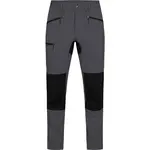 HAGLÖFS MID SLIM PANT M Pánske softshellové nohavice, tmavo sivá, veľkosť