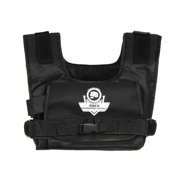 BUSHIDO DBX VEST SHORT Záťažová vesta, čierna, veľkosť 10 KG