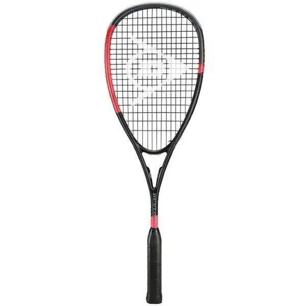 Dunlop BLACKSTORM CARBON Squashová raketa, čierna, veľkosť
