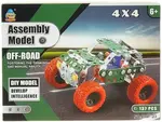 Kovová stavebnice na šroubování - Terénní auto (137 dílů)