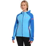 KILPI BALEO Dámska softshellová bežecká bunda, svetlomodrá, veľkosť