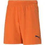 Puma TEAMRISE SHORT JR Juniorské šortky, oranžová, veľkosť