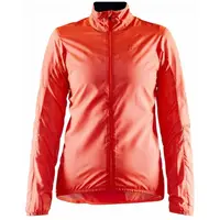 Craft ESSENCE Dámska ultraľahká cyklistická bunda, oranžová, veľkosť