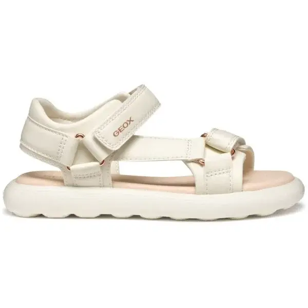 Geox J SANDAL PUFFYPOP C Dievčenské sandále, béžová, veľkosť