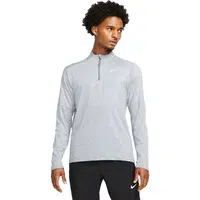 Nike DRI-FIT ELEMENT Pánska bežecká mikina, sivá, veľkosť