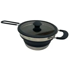 Vango CUISINE 1.5L NON-STICK POT Skladací hrniec, čierna, veľkosť