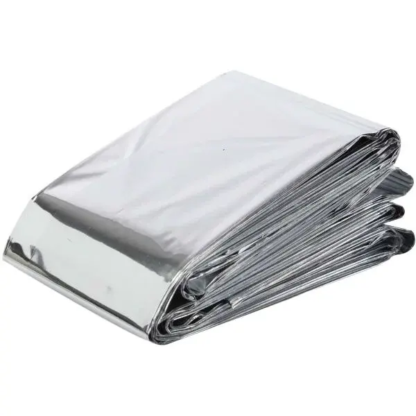 REGATTA OUTDOORS EMERGENCY BLANKET Záchranná fólia, strieborná, veľkosť
