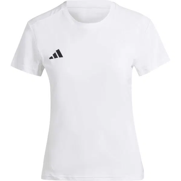 adidas ADIZERO ESSENTIALS TEE Dámske bežecké tričko, biela, veľkosť