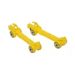 ROLLERGARD CHRÁNIČ NOŽŮ Chránič nožů s kolečky, žlutá, velikost