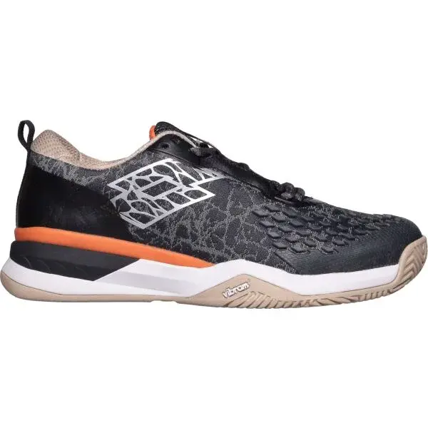 Lotto RAPTOR HYPERPULSE 100 II CLY Pánska tenisová obuv, čierna, veľkosť 45.5