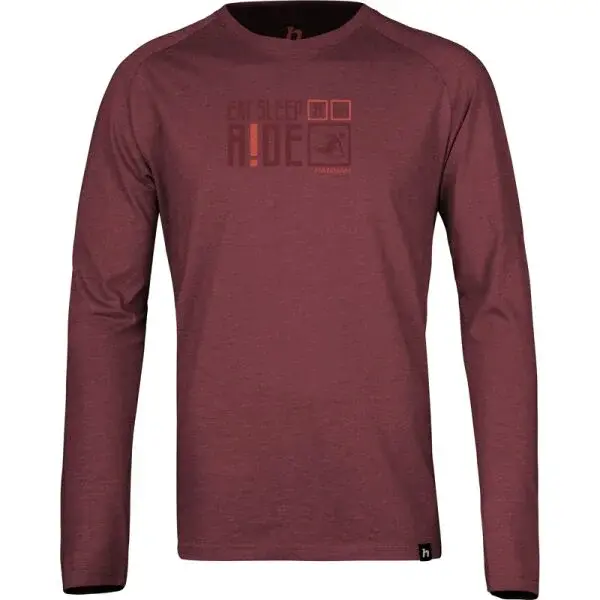 Hannah LEON Pánske tričko, vínová, veľkosť