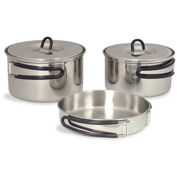 Tatonka COOKSET REGULAR Súprava riadu, strieborná, veľkosť