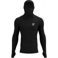 Compressport 3D THERMO ULTRALIGHT RACING HOODIE Pánska funkčná mikina, čierna, veľkosť