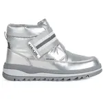 Geox J ADELHIDE G. Dievčenská členková obuv, strieborná, veľkosť