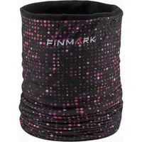 Finmark MULTIFUNCTIONAL SCARF WITH FLEECE Multifunkčná šatka, čierna, veľkosť UNI
