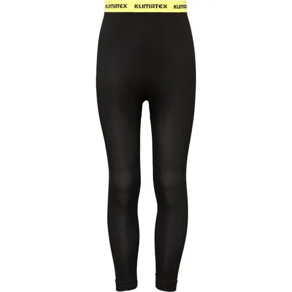 Klimatex DAI SEAMLESS Detské bezšvové termospodky, čierna, veľkosť 158-164