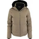 ALPINE PRO OKEWA Dámska zimná bunda, hnedá, veľkosť