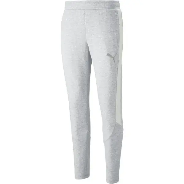 Puma EVOSTRIPE PANTS DK Pánske tepláky, sivá, veľkosť