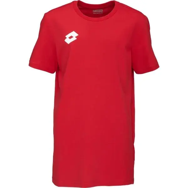 Lotto ELITE JR TEE JS Juniorské tričko, červená, veľkosť