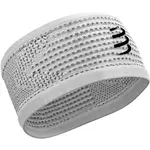Compressport HEADBAND ON/OFF Bežecká športová čelenka, biela, veľkosť UNI