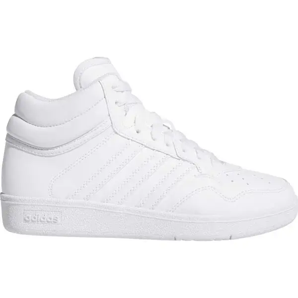adidas HOOPS 3.0 MID K Chlapčenské členkové tenisky, biela, veľkosť 37 1/3
