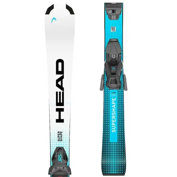 Head SUPERSHAPE + JRS 7.5 GW CA Detské zjazdové lyže, biela, veľkosť