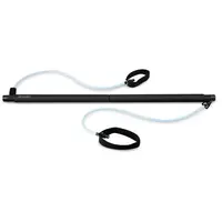 Spokey VARIO BAR Posilňovacia tyč s gumou, čierna, veľkosť