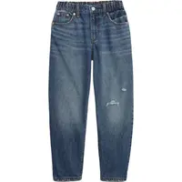 GAP BARREL Dievčenské džínsy, modrá, veľkosť 7Y