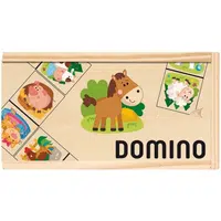 WOODY DOMINO &quot;PETS&quot; Domino, mix, veľkosť