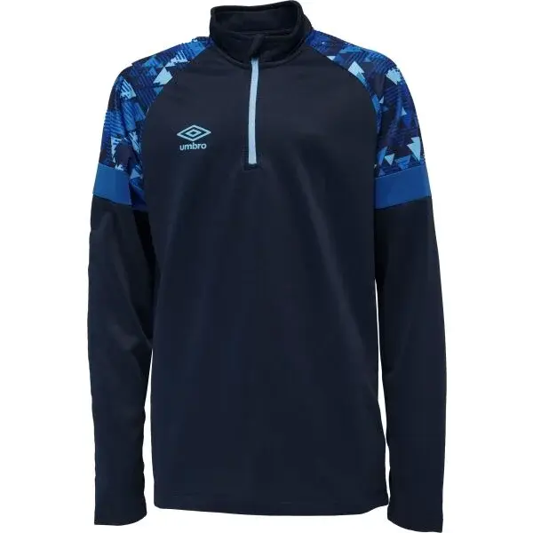 Umbro FORMATION QUARTER ZIP - JNR Detská športová mikina, tmavo modrá, veľkosť S