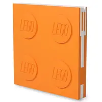 LEGO Zápisník oranžový s gelovým perem jako klipem