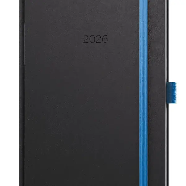Denní diář 2026 David Nora A5 modrá