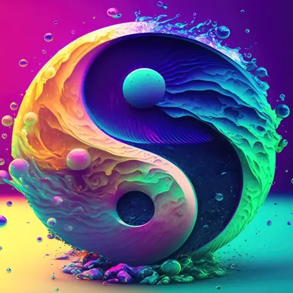 Dřevěné puzzle Jin Jang A3