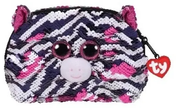 Ty Fashion Sequins kosmetická taška Zoey zebra