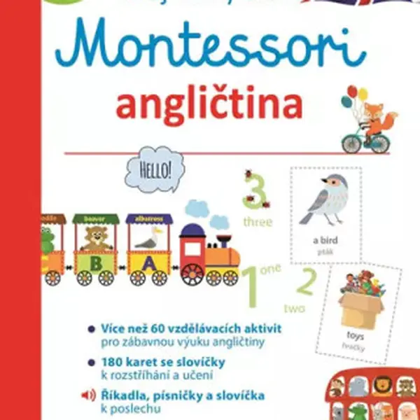 Můj velký sešit Montessori - angličtina - 3 až 6 let Lydie Barusseau - Lydie Barusseau