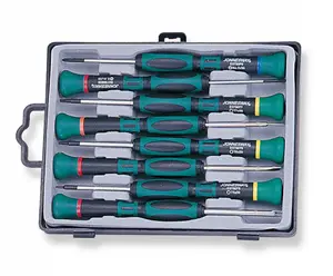 Hodinářské šroubováky, křížové a TORX, sada 8 ks - JONNESWAY D3750T18S