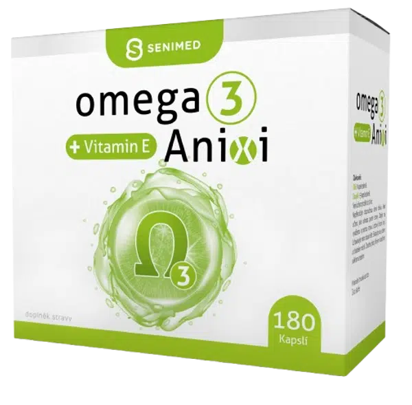 SENIMED Anixi omega 3 + Vitamin E 180 kapslí