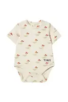 Kojenecké body Tinycottons DUCKS RIB BODY SS25-359