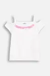 Tričko Coccodrillo bílá barva, INSIDE OCEAN GIRL KIDS