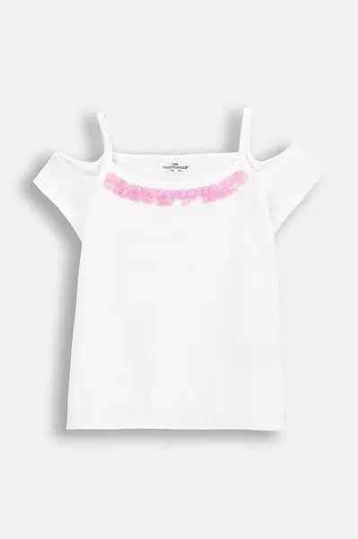 Tričko Coccodrillo bílá barva, INSIDE OCEAN GIRL KIDS