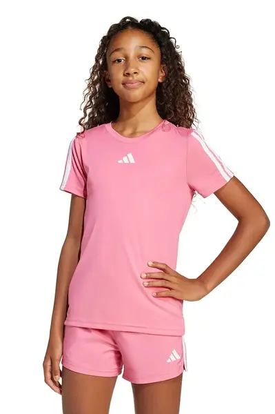 Dětské tričko adidas růžová barva, JJ5034