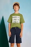 Dětské kraťasy Mayoral tmavomodrá barva, 6206