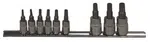 Sada zástrčných hlavic TS 5hranný Torx s otvorem, 1/4" a 3/8" - JONNESWAY S08H23TS9S