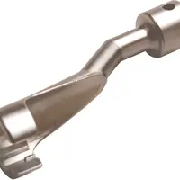 BGS technic Klíč otevřený 14mm dlouhý vyhnutý na matice vstřikovacího vedení pro 3/8"- BGS 8432 Varianta: Rozměr 17 mm pro 3/8"