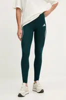 Legíny adidas Stadium dámské, zelená barva, s aplikací, JW0480