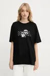 Bavlněné tričko Karl Lagerfeld IKON