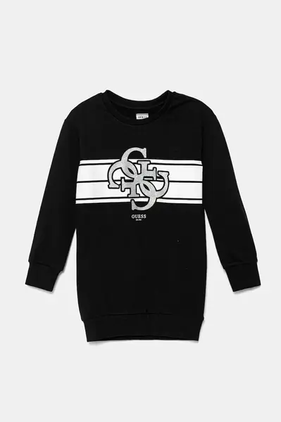 Dětské bavlněné šaty Guess