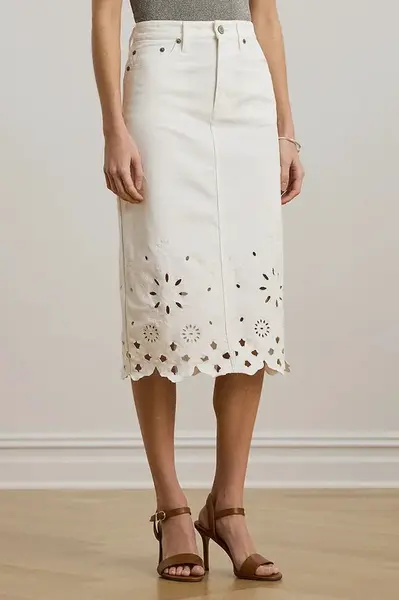 Džínová sukně Lauren Ralph Lauren